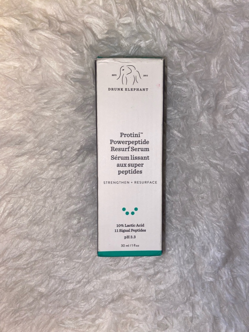 Drunk Elephant Protini Powerpeptide Resurf Serum 1 fl oz Full Size New